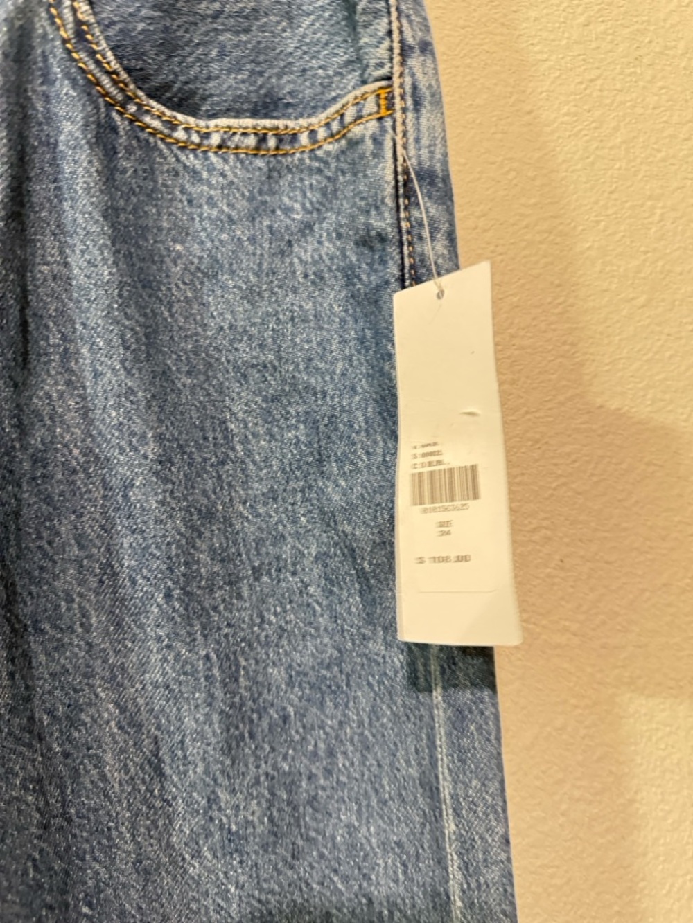 Levi's Ribcage Wide Leg Braided high waist Jeans size 24 NWT - Picture 8 of 14